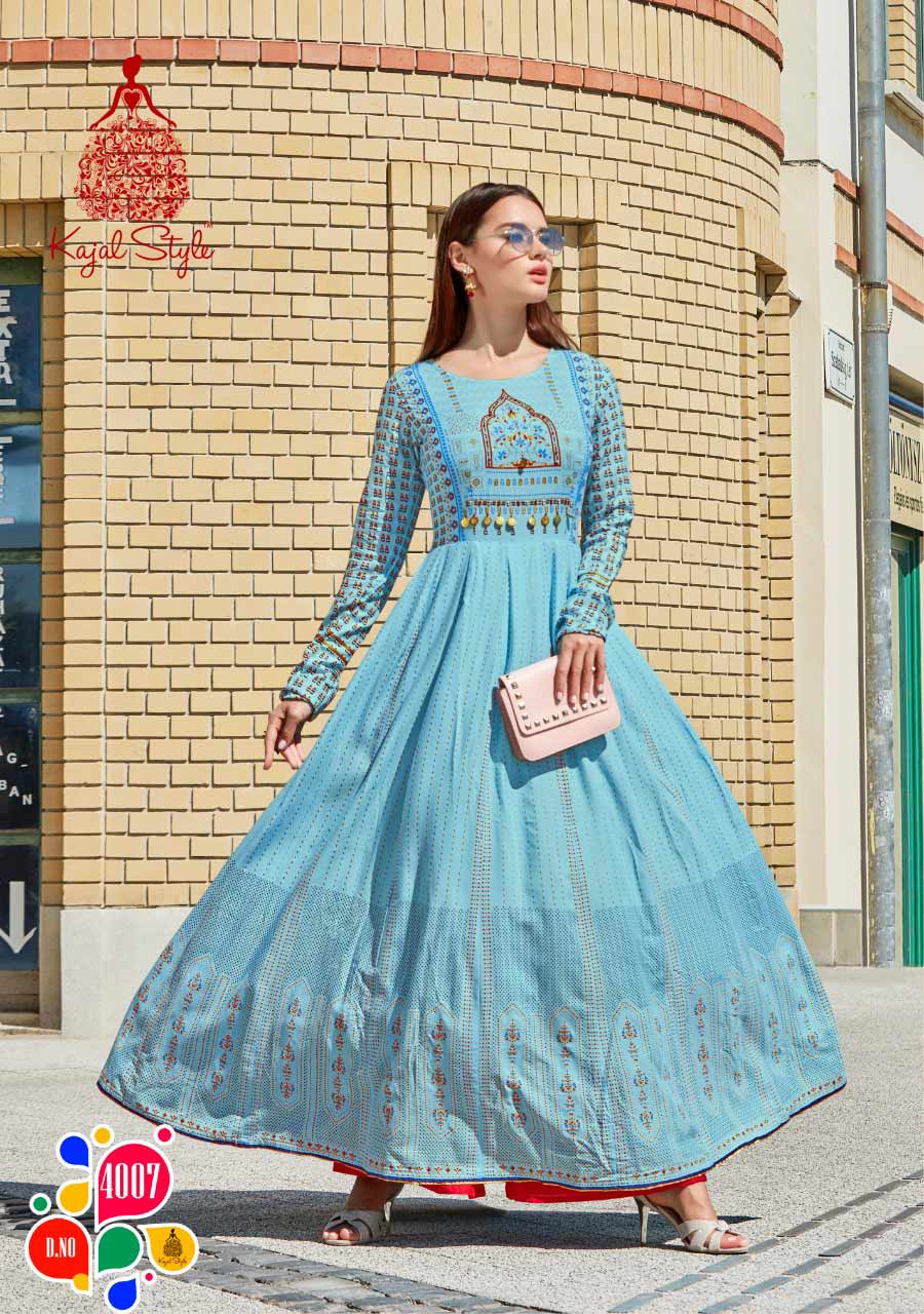 Fashion Colorbar Vol-4 Kajal Style Pal Print Long Kurti Fashion Colorbar Vol-4 Kajal Style Pal Print Long Kurti